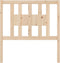 vidaXL - Hoofdbord - 81x4x100 - cm - massief - grenenhout