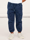 NAME IT NMMBOB TWITHILSE CARGO - Cargobroek - Baggy fit met trekkoord - Donkerblauw - Maat 104