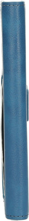 Mobiparts Classic Wallet Case - Flip cover - Ruimte voor pasjes - Steel Blue (iPhone 12, iPhone 12 Pro)