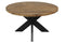 HSM Collection Tafelblad rond - ø150 cm - vintage - teak