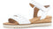 Gabor 22.759.50 - Dames Sandalen - Sportief en comfortabel - Wit - Maat 40