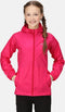 Regatta - Kids Pack It III Opvouwbaar Kinder Regenjack - Donker Roze - Maat 152