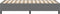 vidaXL - Ligbed - Lichtgrijs - Eenpersoons - Corduroy - Stof