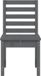 vidaXL - Tuinstoelen - 2 - st - 50x48x91,5 - cm - massief - grenenhout - grijs