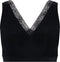 Chantelle Bralette - Kanten top met vulling - Brede bandjes - Zwart - XXL