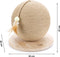 Designed by Lotte Balty Krabbol - Krabpaal - Sisal met speelveertje - Bruin - 30x30x27 cm