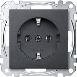 Merten MEG2301-0414 Wandcontactdoos System M Antraciet 1 stuk(s)