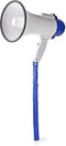 Nedis Megafoon - Maximaal bereik 250 m - Maximaal volume 115 dB - Ingebouwde microfoon - Ingebouwde sirene - Opnamefunctie - Blauw/Wit