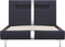 vidaXL - Bedframe - met - LED - kunstleer - zwart - 90x200 - cm