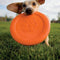 West Paw Zogoflex Zisc - Flexibele Hondenfrisbee - Stevig - Oranje - Large - 22 cm
