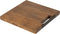 J-Line snijplank Vierkant Mango - hout - bruin - small