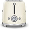 Smeg TSF01CREU - Broodrooster - 950W 2 sleuven 6 bruining-niveaus Crème