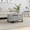 vidaXL - Salontafel - 55x55x36,5 - cm - bewerkt - hout - grijs - sonoma - eikenkleurig