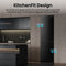 Hisense RB5K330GSFC - Koel-Vriescombinatie - 330 liter - Zwart/RVS