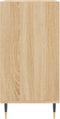 vidaXL - Dressoir - 57x35x70 - cm - bewerkt - hout - sonoma - eikenkleurig