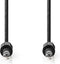 Nedis - Stereo-Audiokabel - 6,35 mm Male - 5 m - Zwart