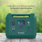 V-TAC VT-303N-UK - V-TAC Portable Power Station - 300W - Groen