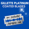 Gillette Platinum - Scheermesjes - 50 stuks - Zilver