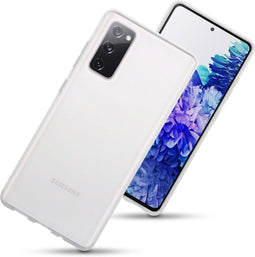 Qubits - Softcase hoes - Geschikt voor Samsung Galaxy S20 FE - Transparant