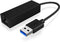 Icy Box IB-AC501a - Netwerkadapter - USB 3.2 Gen 1 - Gigabit Ethernet 1000 Mbit/s