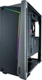 Azza APOLLO 430 Midi Tower Zwart, Transparant
