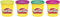 Play-Doh 4-pack - Boetseerklei - 4 levendige kleuren van 85 gram (4 stuks)