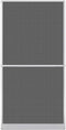 vidaXL - Hordeur - met - scharnieren - 120x240 - cm - wit