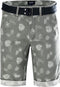 B B company clothing - bermuda broek - groene print - maat L