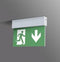 B-SAFETY BR 559 030 Vluchtwegverlichting Plafondopbouwmontage