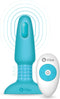 B Vibe Rimming Remote Control Buttplug - Blauw