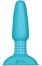 B Vibe Rimming Remote Control Buttplug - Blauw