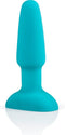 B Vibe Rimming Remote Control Buttplug - Blauw