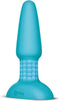 B Vibe Rimming Remote Control Buttplug - Blauw