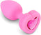 B-Vibe - Vibrerende Hartvormige Butt Plug S/M Roze