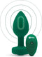 B-Vibe - Vibrerende Juwelen Plug M/L Groen