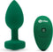 B-Vibe - Vibrerende Juwelen Plug M/L Groen