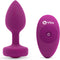 B-Vibe - Vibrerende Juwelen Plug S/M Roze