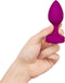 B-Vibe - Vibrerende Juwelen Plug S/M Roze