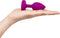 B-Vibe - Vibrerende Juwelen Plug S/M Roze