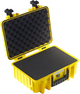 B&W International Type 4000 Outdoor Case incl. schuimstof - geel
