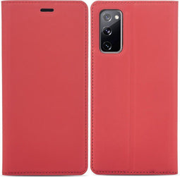 iMoshion Hoesje Geschikt voor Samsung Galaxy S20 FE Hoesje Met Pasjeshouder - iMoshion Slim Folio Bookcase - Rood