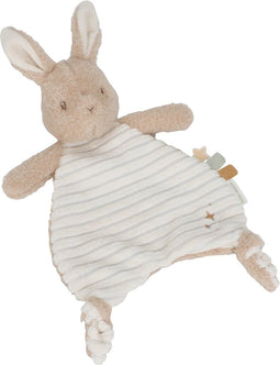 Little Dutch - Newborn Bunny - Knuffeldoek met konijnenkopje - Naturel