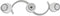 vidaXL - Plafondlamp - 3 Lichts - Wit