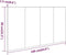vidaXL - Hoofdbord - 160x1,5x80 cm - bewerkt hout - wit