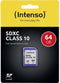 Intenso SDXC 64GB Class 10 - Geheugenkaart - Max. leessnelheid 40 MB/s - Max. schrijfsnelheid 40 MB/s