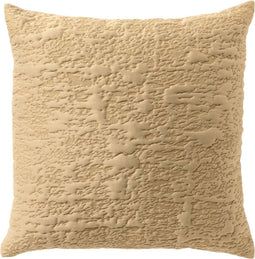 Dutch Decor LYLA - Kussenhoes 45x45 cm - 3D - effen print - Irish Cream - beige - met rits - zonder binnenkussen
