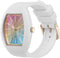 Ice-Watch - Ice boliday Dome - Wit dameshorloge met kleurverloop - 37 mm (Klein)