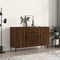 vidaXL - Dressoir - 100x36x60 - cm - bewerkt - hout - bruin - eikenkleur