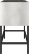 vidaXL - Verhoogde - Tuinierbak - 60x26x45 - cm - in - Roestvrijstaal