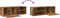 vidaXL - Tv-meubel - 120x34x37 - cm - bewerkt - hout - oud - houtkleurig